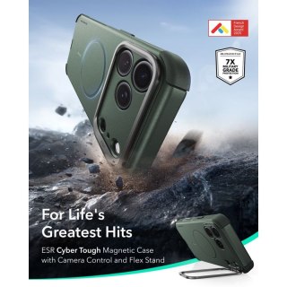 ESR CYBER TOUGH KICKSTAND MAGSAFE IPHONE 17 PRO / 18 PRO GREEN