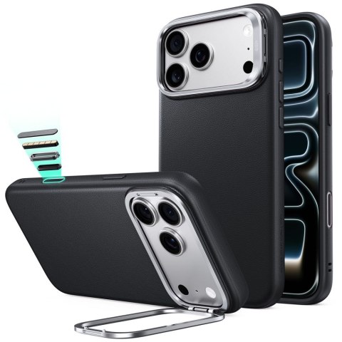 ESR LEATHER KICKSTAND MAGSAFE IPHONE 17 PRO / 18 PRO BLACK