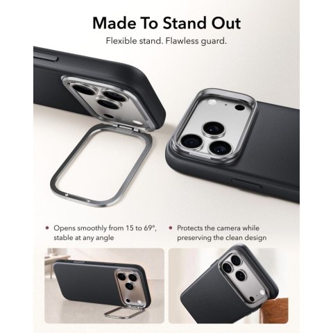 ESR LEATHER KICKSTAND MAGSAFE IPHONE 17 PRO / 18 PRO BLACK