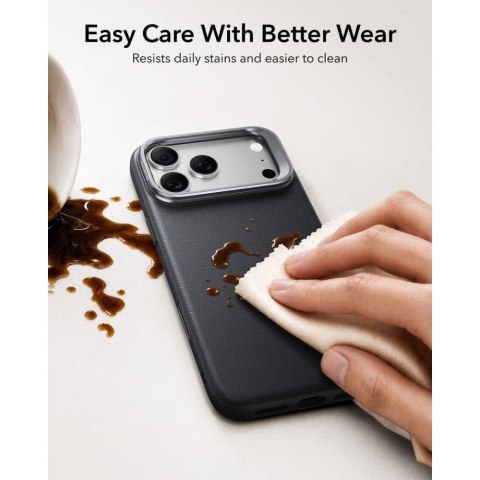 ESR LEATHER KICKSTAND MAGSAFE IPHONE 17 PRO / 18 PRO BLACK