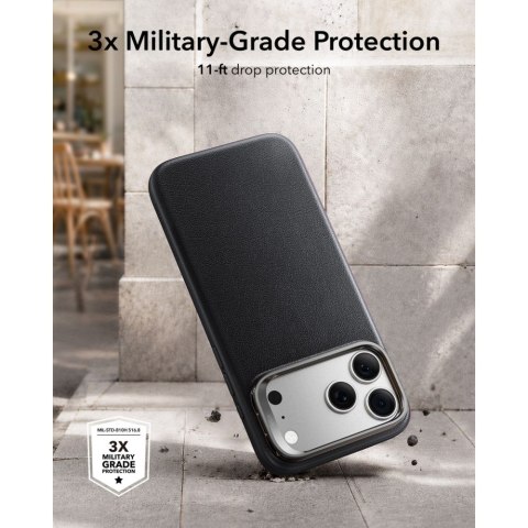 ESR LEATHER KICKSTAND MAGSAFE IPHONE 17 PRO / 18 PRO BLACK