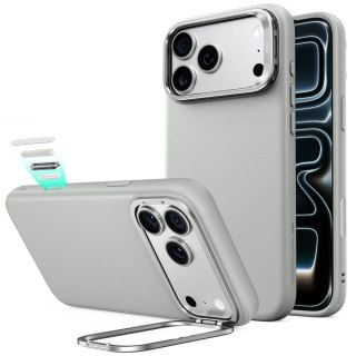 ESR LEATHER KICKSTAND MAGSAFE IPHONE 17 PRO / 18 PRO GREY