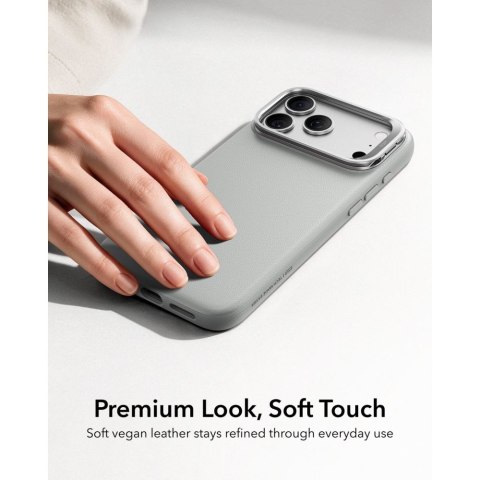 ESR LEATHER KICKSTAND MAGSAFE IPHONE 17 PRO / 18 PRO GREY