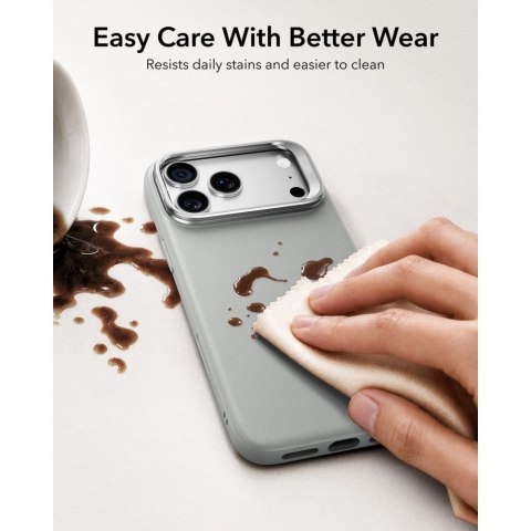 ESR LEATHER KICKSTAND MAGSAFE IPHONE 17 PRO / 18 PRO GREY