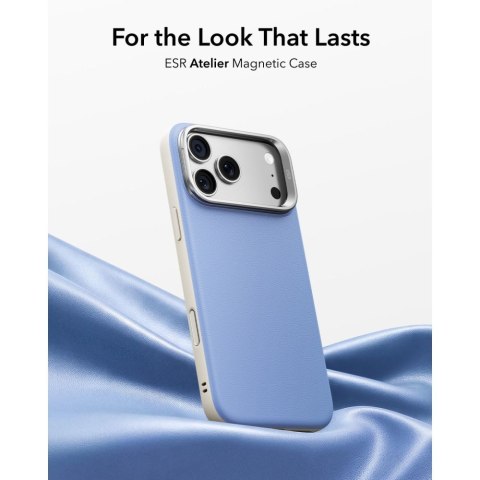 ESR LEATHER KICKSTAND MAGSAFE IPHONE 17 PRO / 18 PRO LIGHT BLUE