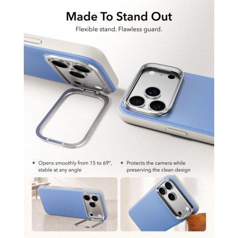 ESR LEATHER KICKSTAND MAGSAFE IPHONE 17 PRO / 18 PRO LIGHT BLUE