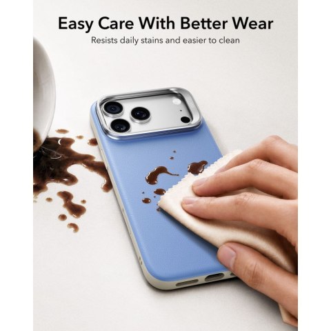 ESR LEATHER KICKSTAND MAGSAFE IPHONE 17 PRO / 18 PRO LIGHT BLUE
