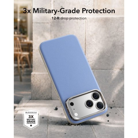 ESR LEATHER KICKSTAND MAGSAFE IPHONE 17 PRO / 18 PRO LIGHT BLUE