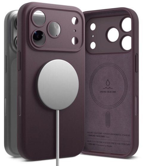 RINGKE SILICONE MAGNETIC MAGSAFE IPHONE 18 PRO BURGUNDY