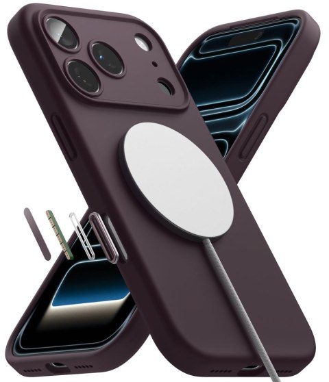 RINGKE SILICONE MAGNETIC MAGSAFE IPHONE 18 PRO BURGUNDY