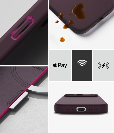 RINGKE SILICONE MAGNETIC MAGSAFE IPHONE 18 PRO BURGUNDY