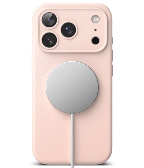 RINGKE SILICONE MAGNETIC MAGSAFE IPHONE 18 PRO PINK SAND