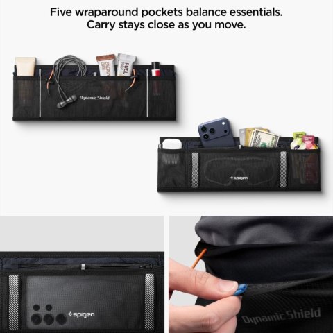 SPIGEN A712 DYNAMIC SHIELD WAIST (L) BLACK