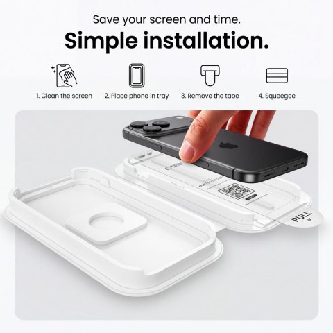 SZKŁO HARTOWANE TECH-PROTECT ONETOUCH SET+ 2-PACK IPHONE 17 PRO MAX / 18 PRO MAX CLEAR