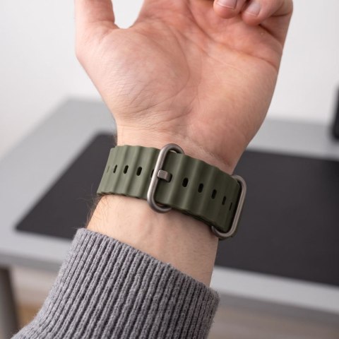 TECH-PROTECT ICONBAND PRO APPLE WATCH 8 / 9 / 10 / 11 / 12 / SE / ULTRA (44 / 45 / 46 / 49 MM) MILITARY GREEN