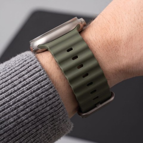 TECH-PROTECT ICONBAND PRO APPLE WATCH 8 / 9 / 10 / 11 / 12 / SE / ULTRA (44 / 45 / 46 / 49 MM) MILITARY GREEN