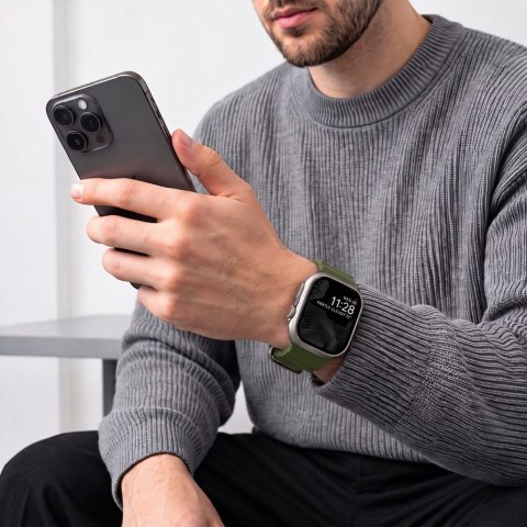 TECH-PROTECT MOTION APPLE WATCH 8 / 9 / 10 / 11 / 12 / SE / ULTRA (44 / 45 / 46 / 49 MM) TACTICAL GREEN
