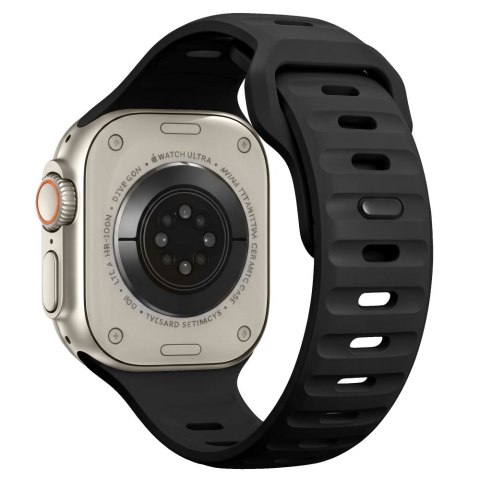 TECH-PROTECT SILICONE LINE APPLE WATCH 8 / 9 / 10 / 11 / 12 / SE / ULTRA (44 / 45 / 46 / 49 MM) BLACK