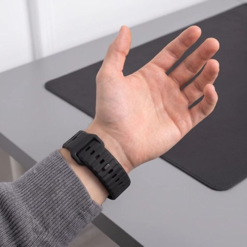 TECH-PROTECT SILICONE LINE APPLE WATCH 8 / 9 / 10 / 11 / 12 / SE / ULTRA (44 / 45 / 46 / 49 MM) BLACK