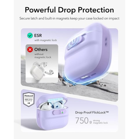 ESR PULSE HALOLOCK MAGSAFE APPLE AIRPODS 4 / 5 LAVENDER