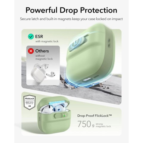 ESR PULSE HALOLOCK MAGSAFE APPLE AIRPODS 4 / 5 LIGHT GREEN