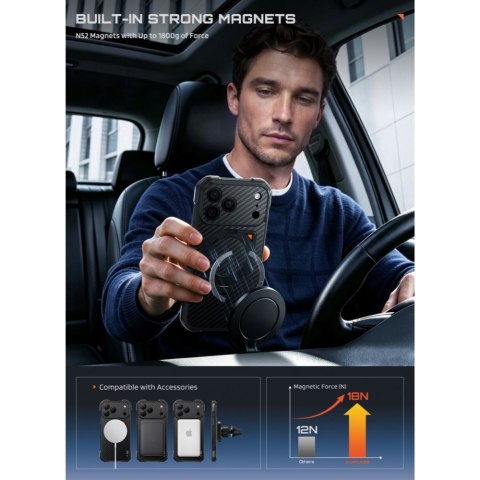 SUPCASE AERO MAG MAGSAFE IPHONE 17 PRO MAX / 18 PRO MAX ARAMID BLACK
