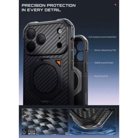 SUPCASE AERO MAG MAGSAFE IPHONE 17 PRO MAX / 18 PRO MAX ARAMID BLACK