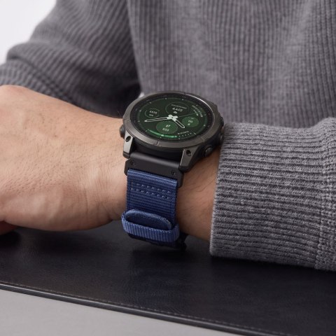 TECH-PROTECT NYLON CLASSIC GARMIN FENIX 5X / 5X PLUS / 6X / 6X PRO / 7X / 8 / 8 PRO / 9 / 9 PRO (51 MM) MIDNIGHT NAVY