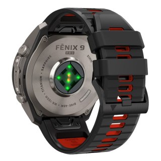 TECH-PROTECT ICONBAND PRO GARMIN FENIX 5X / 5X PLUS / 6X / 6X PRO / 7X / 8 / 8 PRO / 9 / 9 PRO (47 MM) BLACK/RED