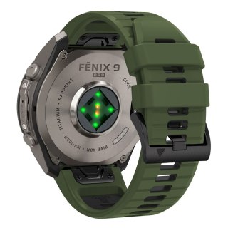 TECH-PROTECT ICONBAND PRO GARMIN FENIX 5X / 5X PLUS / 6X / 6X PRO / 7X / 8 / 8 PRO / 9 / 9 PRO (47 MM) GREEN/BLACK