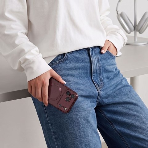 TECH-PROTECT MAGFLEX MAGSAFE IPHONE 17 PRO MAX / 18 PRO MAX SHINY BURGUNDY