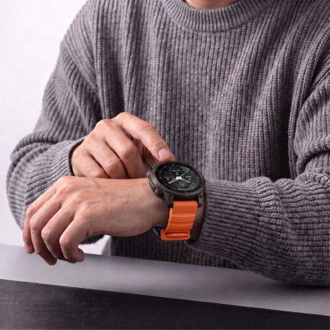 TECH-PROTECT MOTION GARMIN FENIX 5X / 5X PLUS / 6X / 6X PRO / 7X / 8 / 8 PRO / 9 / 9 PRO (51 MM) SIGNAL ORANGE