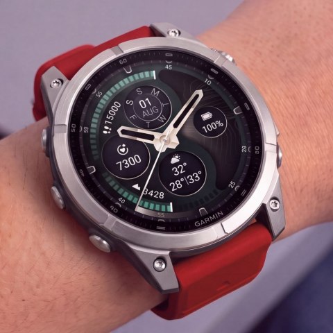 TECH-PROTECT SILICONE GARMIN FENIX 5 / 6 / 6 PRO / 7 / 8 / 8 PRO / E / 9 / 9 PRO (47 MM) CRIMSON RED