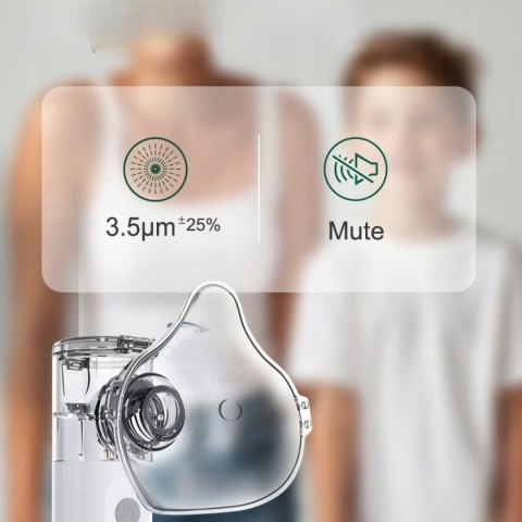 Inteligentny Inhalator Nebulizator Micro-mesh LED 3 Prędkości dla Każdego