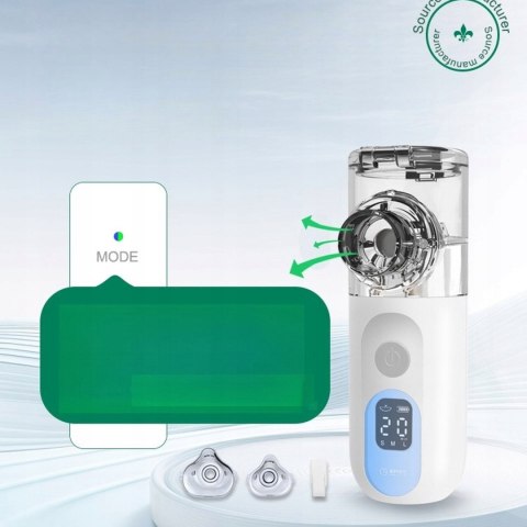 Inteligentny Inhalator Nebulizator Micro-mesh LED 3 Prędkości dla Każdego