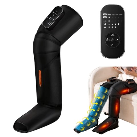 Masażer do Łydek Drenaż Limfatyczny Wibracje Ogrzewanie BRADERS