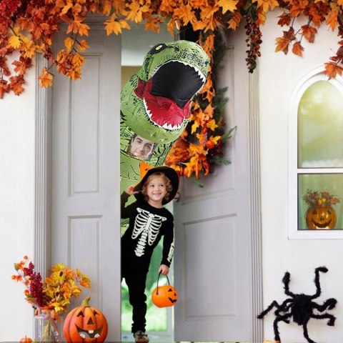 Nadmuchiwany Kostium Dinozaura T-rex Strój na Halloween 155-190 Cm Cosplay