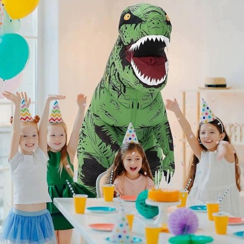 Nadmuchiwany Kostium Dinozaura T-rex Strój na Halloween 155-190 Cm Cosplay