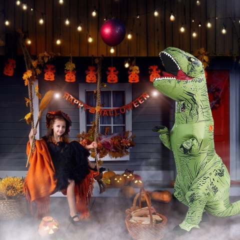 Nadmuchiwany Kostium Dinozaura T-rex Strój na Halloween 155-190 Cm Cosplay