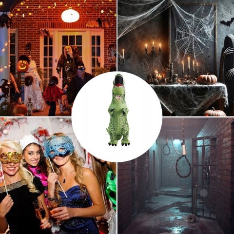 Nadmuchiwany Kostium Dinozaura T-rex Strój na Halloween 155-190 Cm Cosplay