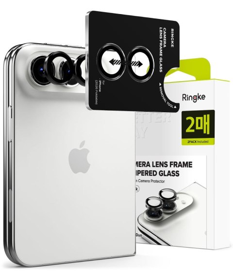 OSŁONA APARATU RINGKE CAMERA FRAME 2-PACK IPHONE DUO BLACK