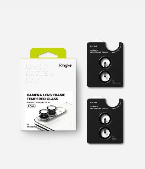 OSŁONA APARATU RINGKE CAMERA FRAME 2-PACK IPHONE DUO BLACK