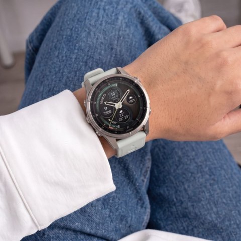 TECH-PROTECT SILICONE GARMIN FENIX 5S / 5S PLUS / 6S / 6S PRO / 7S / 8 / 9 / 9 PRO (43 MM) FOG GREY