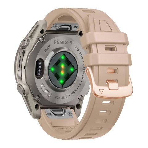 TECH-PROTECT SILICONE GARMIN FENIX 5S / 5S PLUS / 6S / 6S PRO / 7S / 8 / 9 / 9 PRO (43 MM) WALNUT