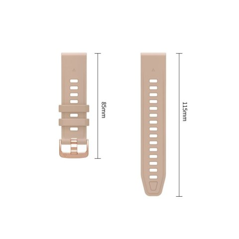 TECH-PROTECT SILICONE GARMIN FENIX 5S / 5S PLUS / 6S / 6S PRO / 7S / 8 / 9 / 9 PRO (43 MM) WALNUT