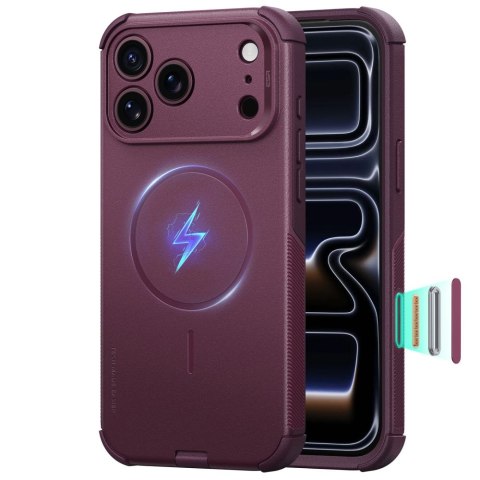 ESR CYBER TOUGH MAGSAFE IPHONE 17 PRO / 18 PRO DEEP BURGUNDY
