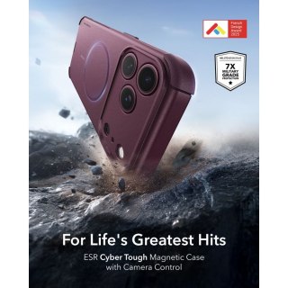 ESR CYBER TOUGH MAGSAFE IPHONE 17 PRO / 18 PRO DEEP BURGUNDY