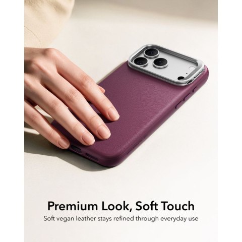 ESR LEATHER KICKSTAND MAGSAFE IPHONE 17 PRO MAX / 18 PRO MAX DEEP BURGUNDY