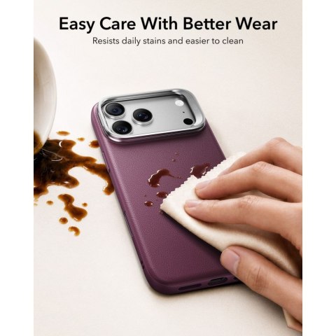 ESR LEATHER KICKSTAND MAGSAFE IPHONE 17 PRO MAX / 18 PRO MAX DEEP BURGUNDY