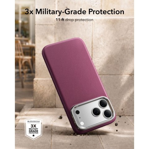 ESR LEATHER KICKSTAND MAGSAFE IPHONE 17 PRO MAX / 18 PRO MAX DEEP BURGUNDY